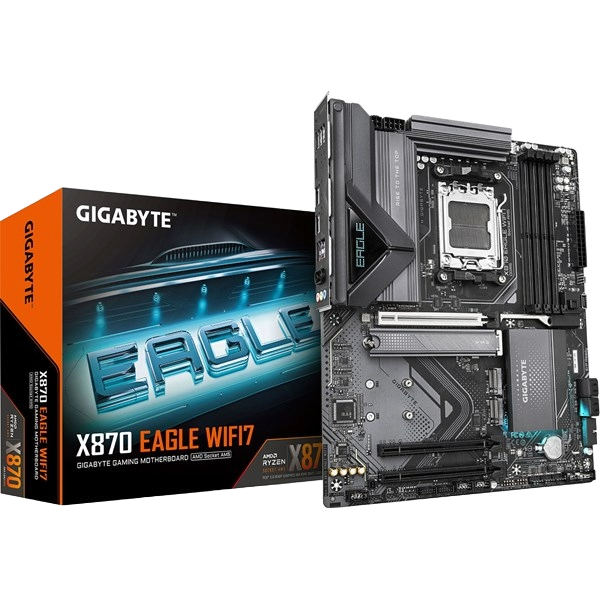 Gigabyte X870 EAGLE WIFI7 ATX Motherboard for AMD AM5 CPUs